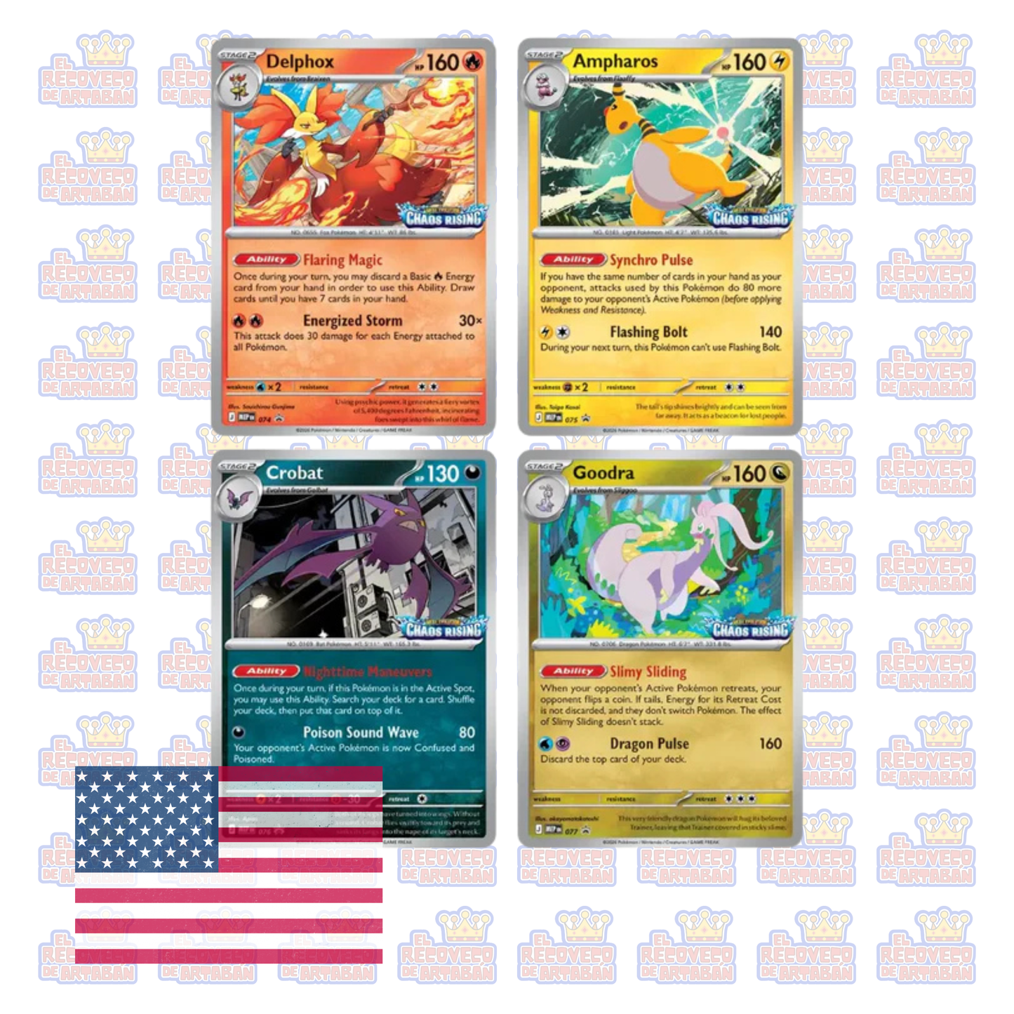 Pokémon TCG: Chaos Rising Build & Battle Box (En Inglés)