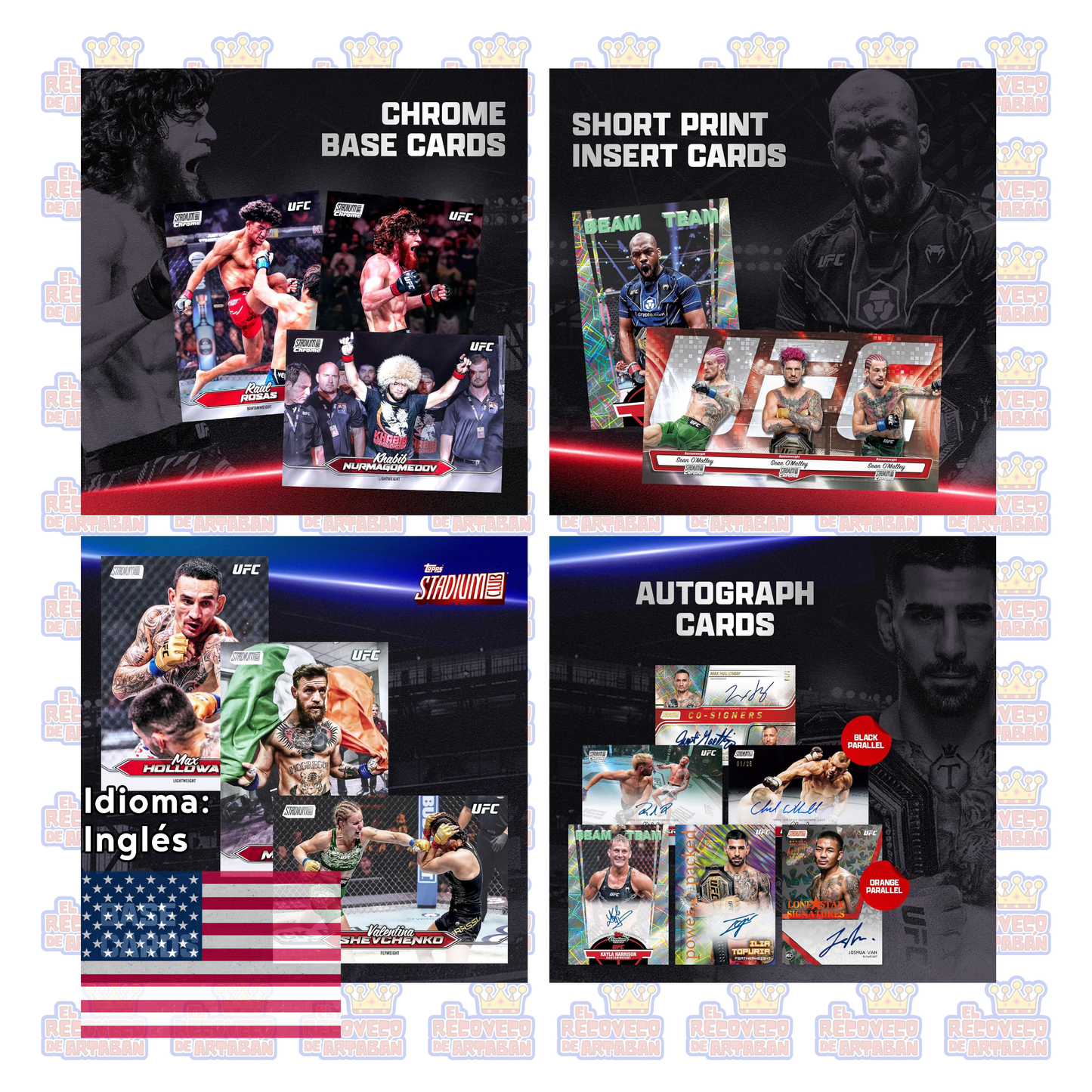 Value Box - Topps Stadium Club UFC 2025 (En Inglés)