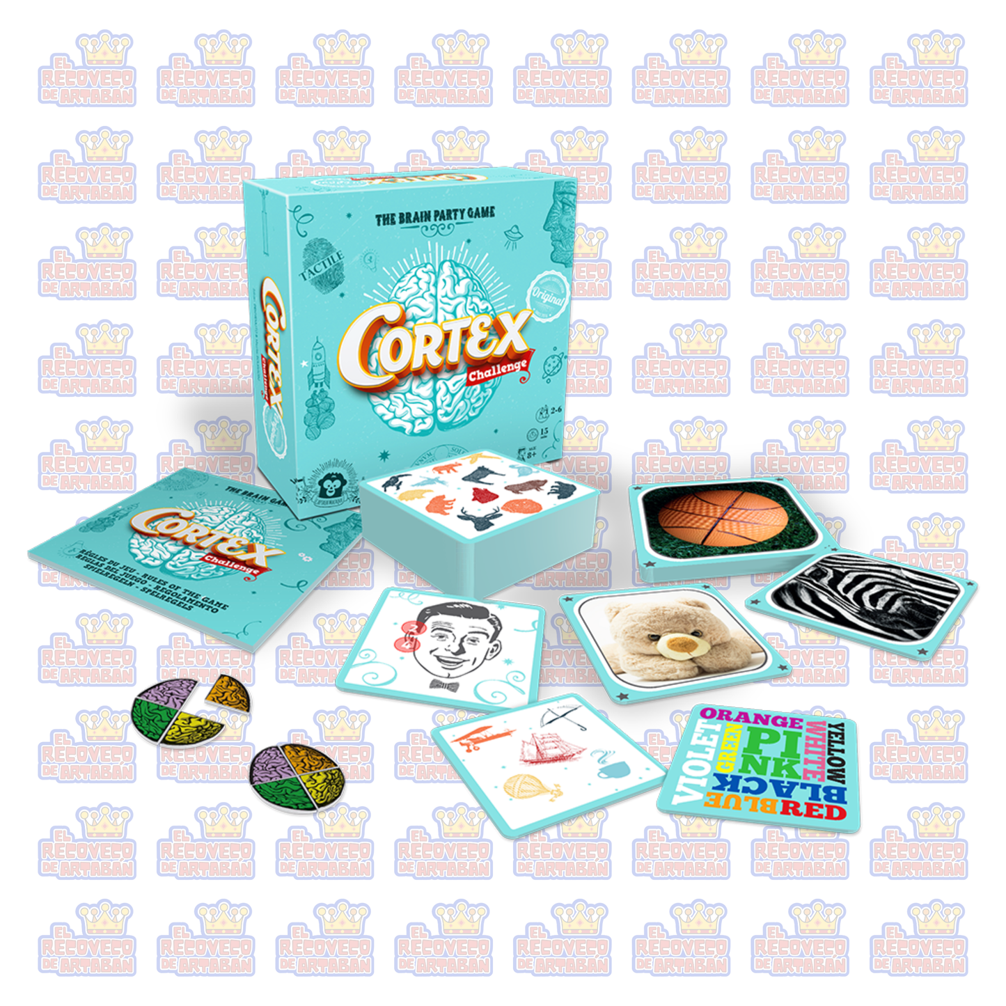 Cortex Challenge – Juego de Mesa de Habilidad Mental En Español (Producto original)