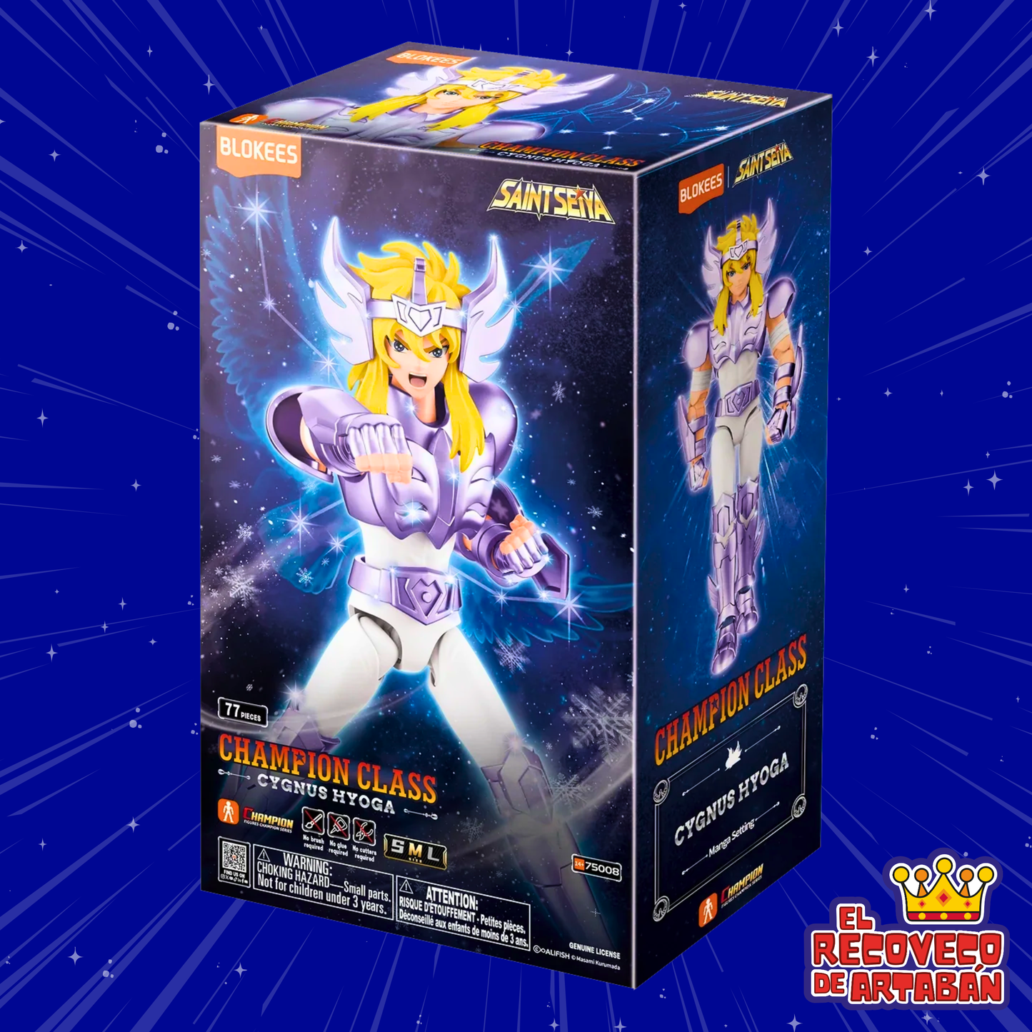 Blokees Saint Seiya Champion Class: Hyoga de Cisne Manga Setting