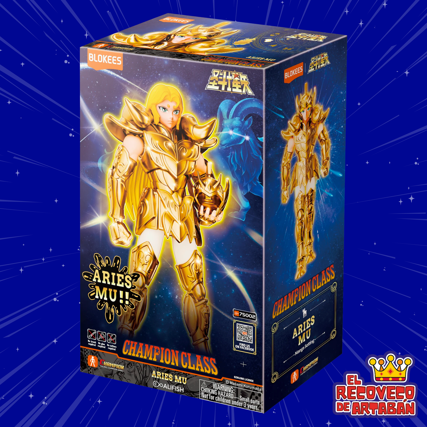 Blokees Saint Seiya Champion Class: Aries Mu Manga Setting