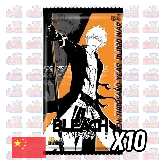 Caja de sobres (10) - KAYOU BLEACH: Thousand-Year Blood War – Guardian Collectible Cards: Poem of Fate Wave 1