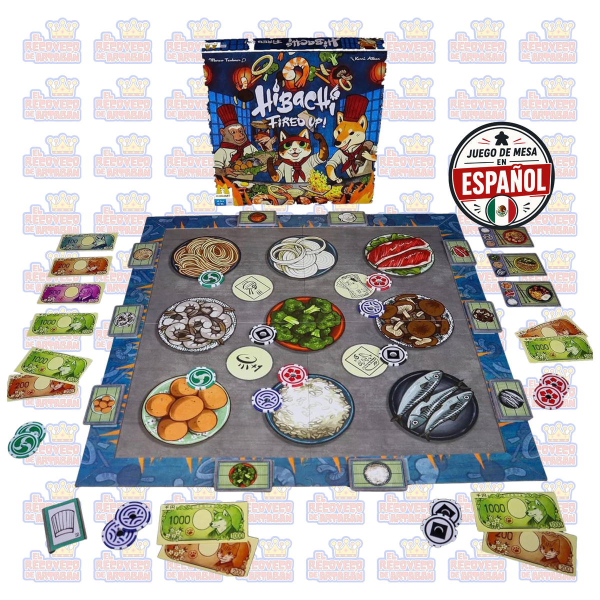 Hibachi: ¡A Fuego! - Juego de Mesa