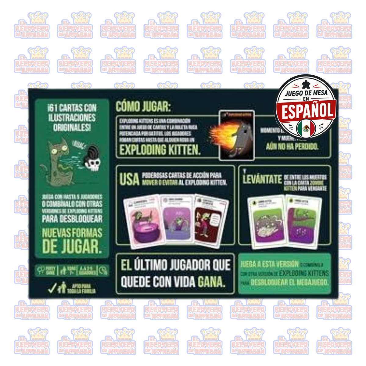 Zombie Kittens – Juego de Mesa