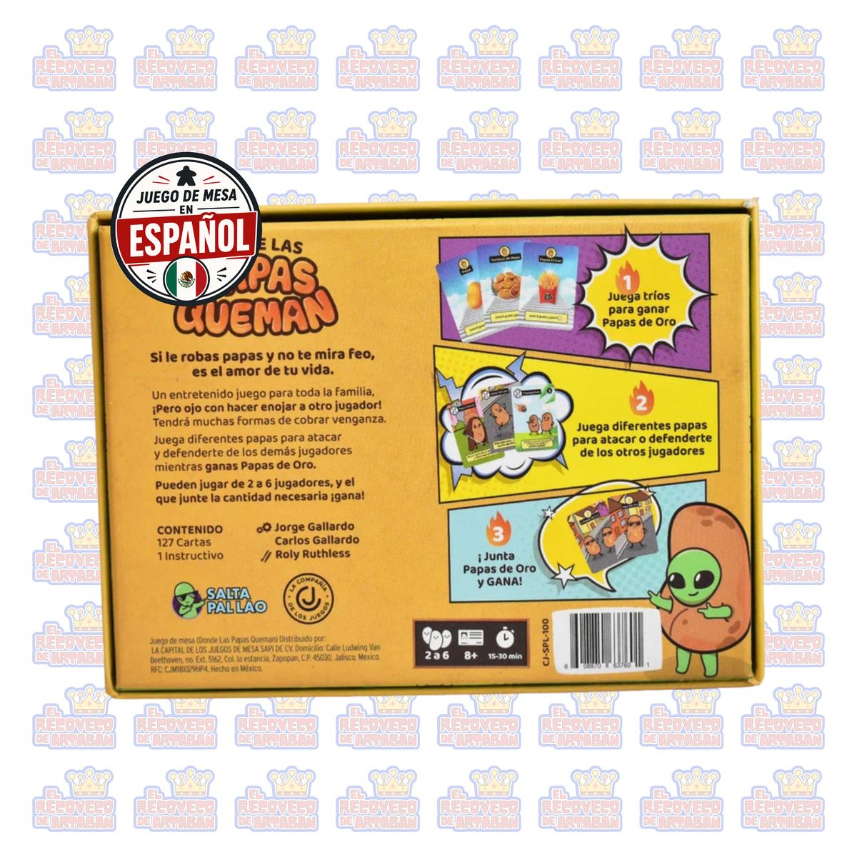 Donde las Papas Queman – Juego de Mesa