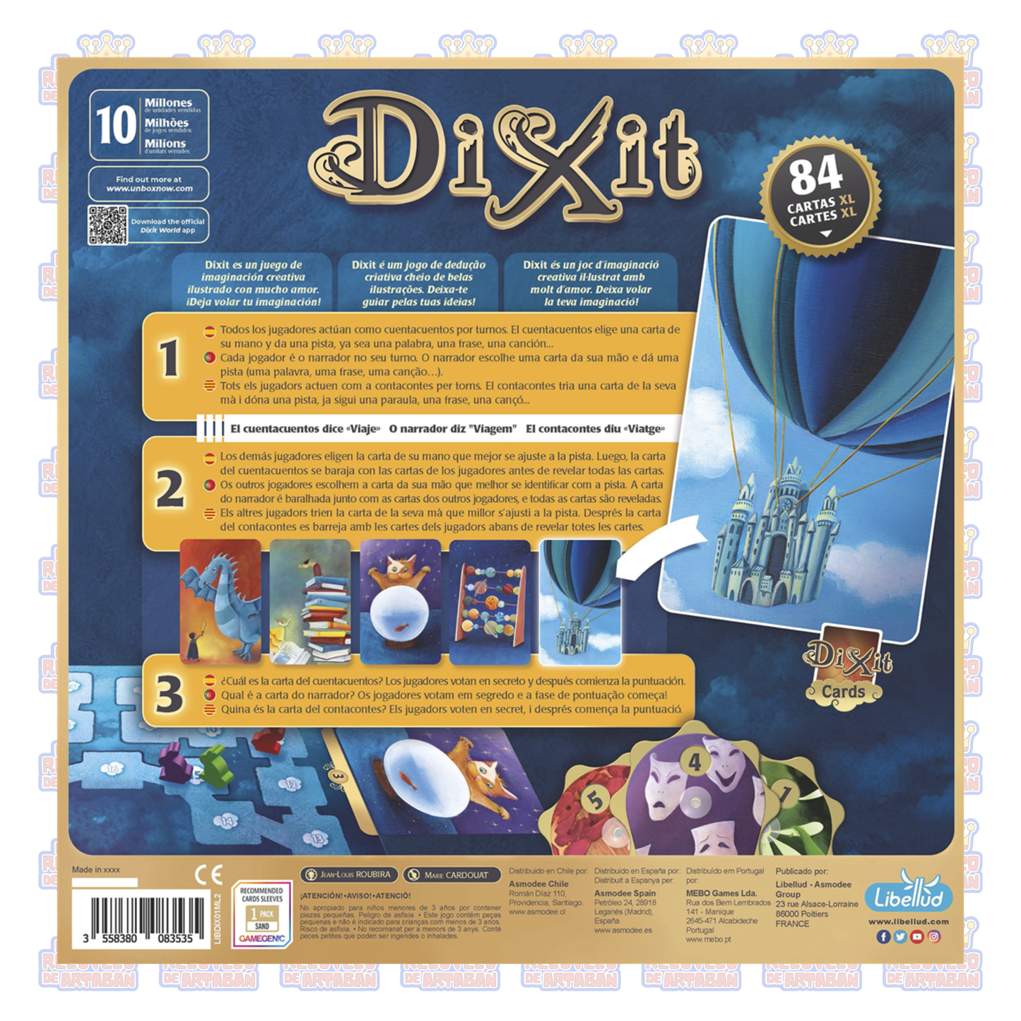 Dixit Classic en Español – Juego de Cartas de Imaginación y Creatividad (ORIGINAL)