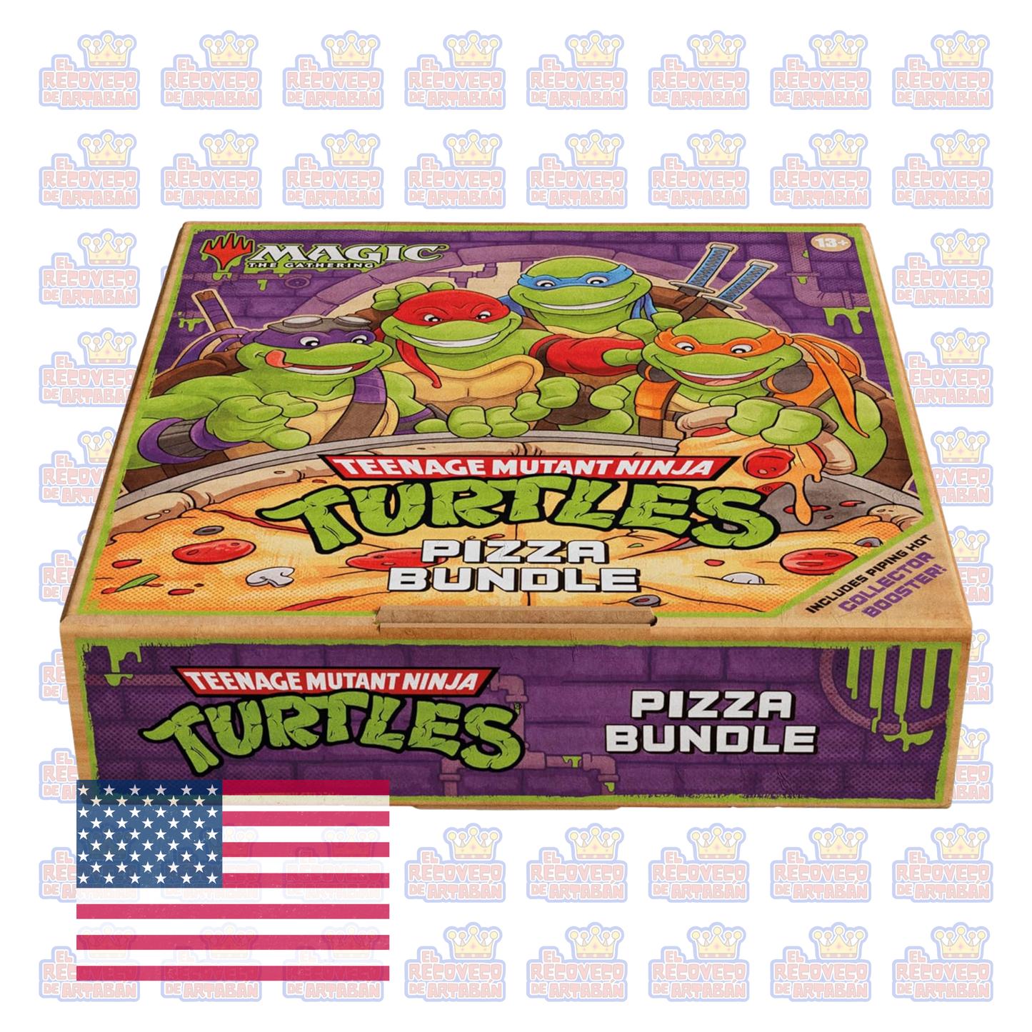 Magic: The Gathering – Teenage Mutant Ninja Turtles Pizza Bundle (En Inglés)