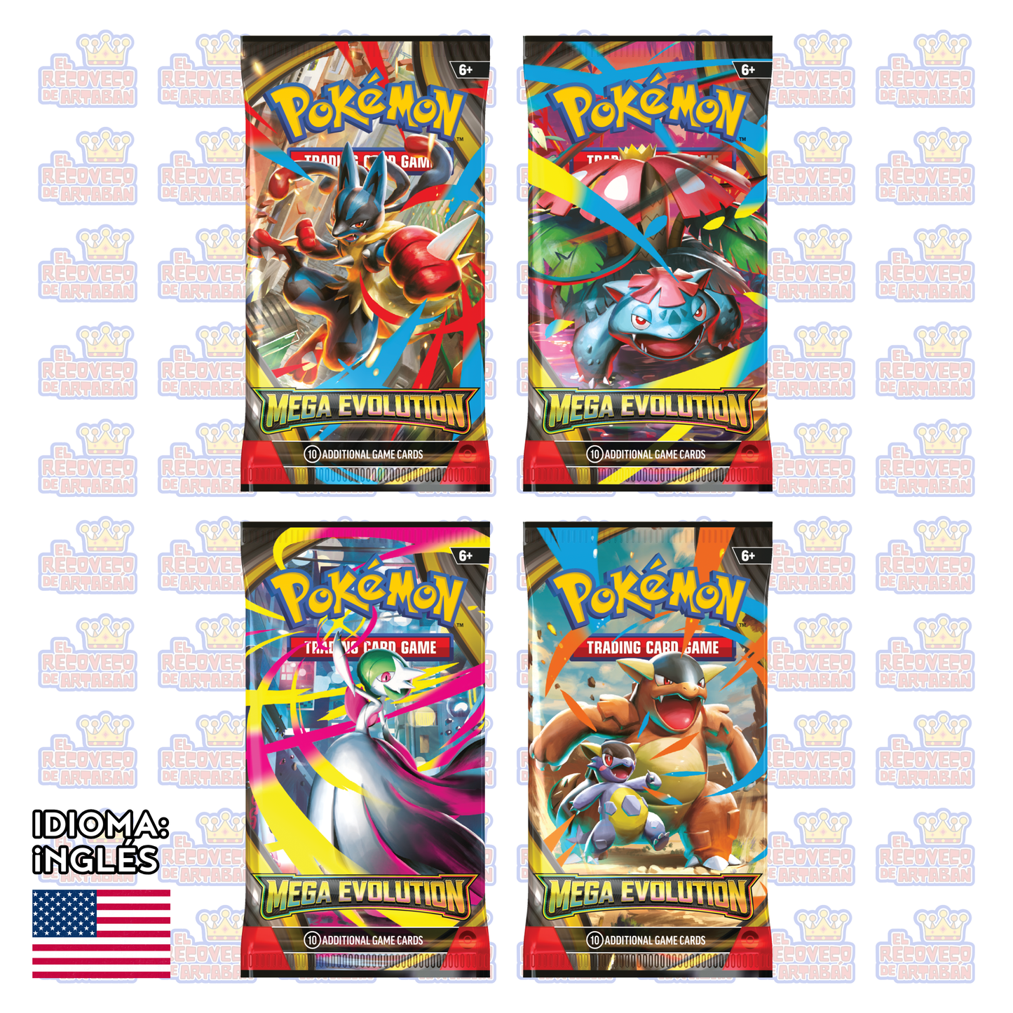 Pokémon TCG - Sobre Suelto Mega Evolution 1 en Inglés