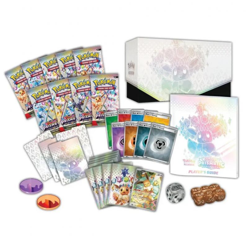 EN ESPAÑOL Caja de entrenador Elite Evoluciones Prismáticas