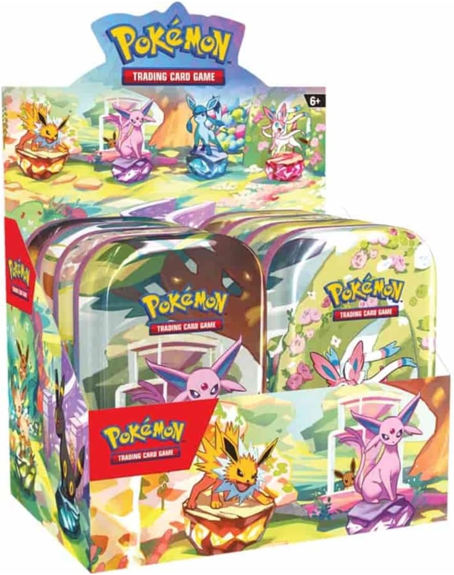 EN ESPAÑOL Evoluciones Prismáticas Mini Tin Aleatoria