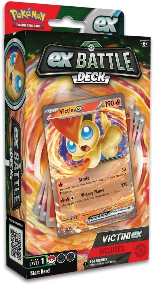 Mazo de Batalla Miraidon Ex/ Victini Ex Pokémon TCG Inglés