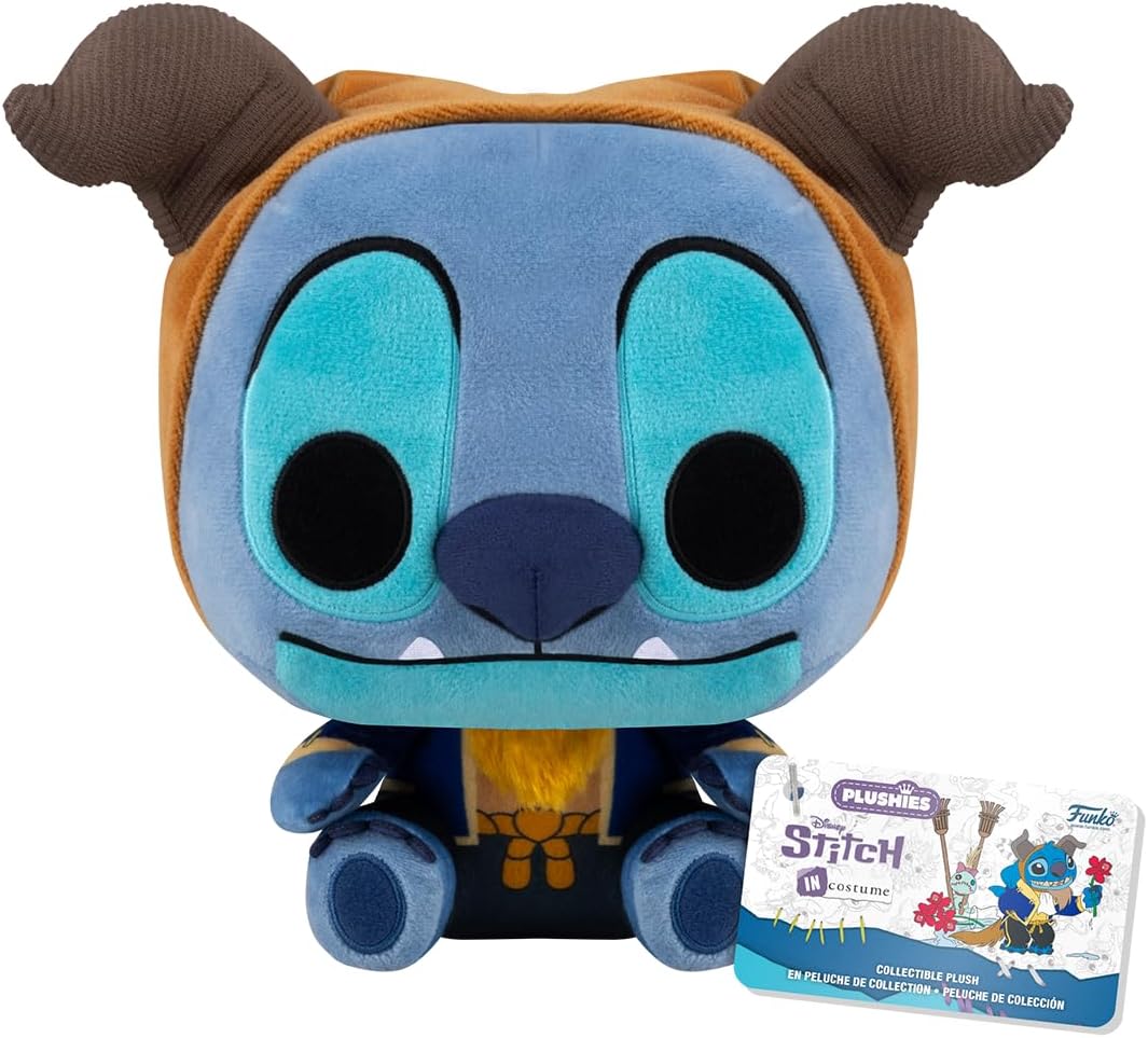 Funko Pop! Plush: Disney Stitch en disfraz de Bestia 7”