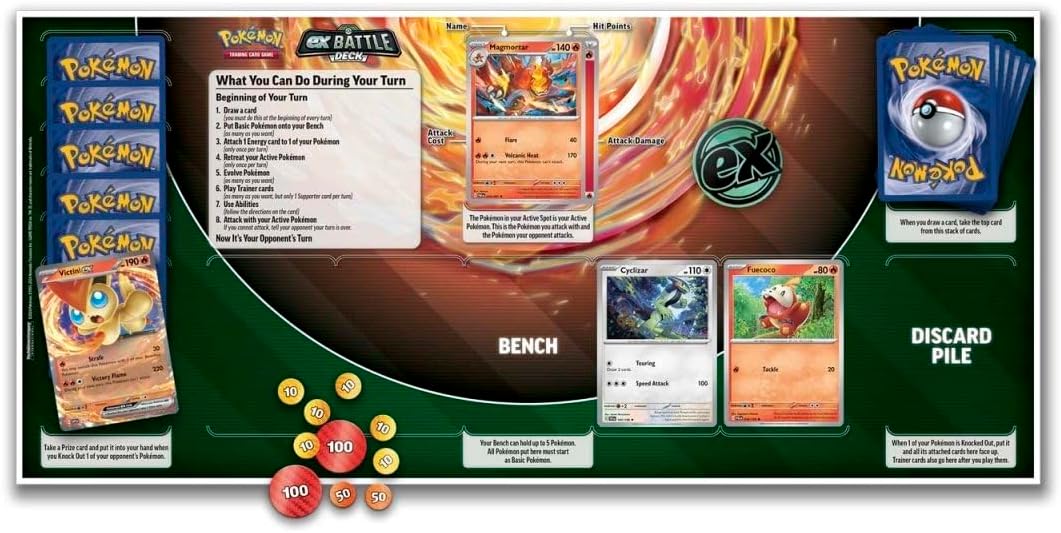 Mazo de Batalla Miraidon Ex/ Victini Ex Pokémon TCG Inglés