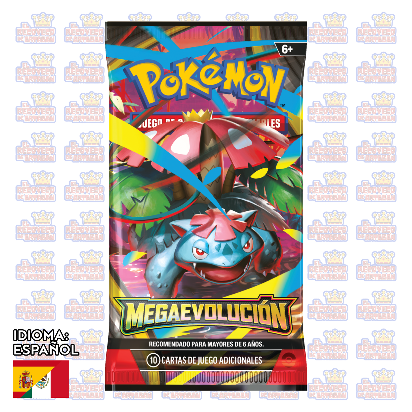 EN ESPAÑOL Pokemon TCG Mega Evoluciones 1 Sobre suelto en español