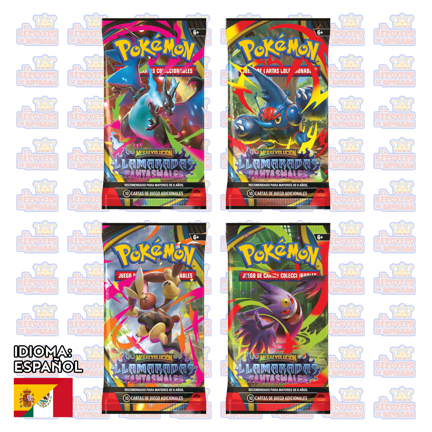 Pokémon TCG Español – Mega Evolution 02: Phantasmal Flames – Sobre Suelto