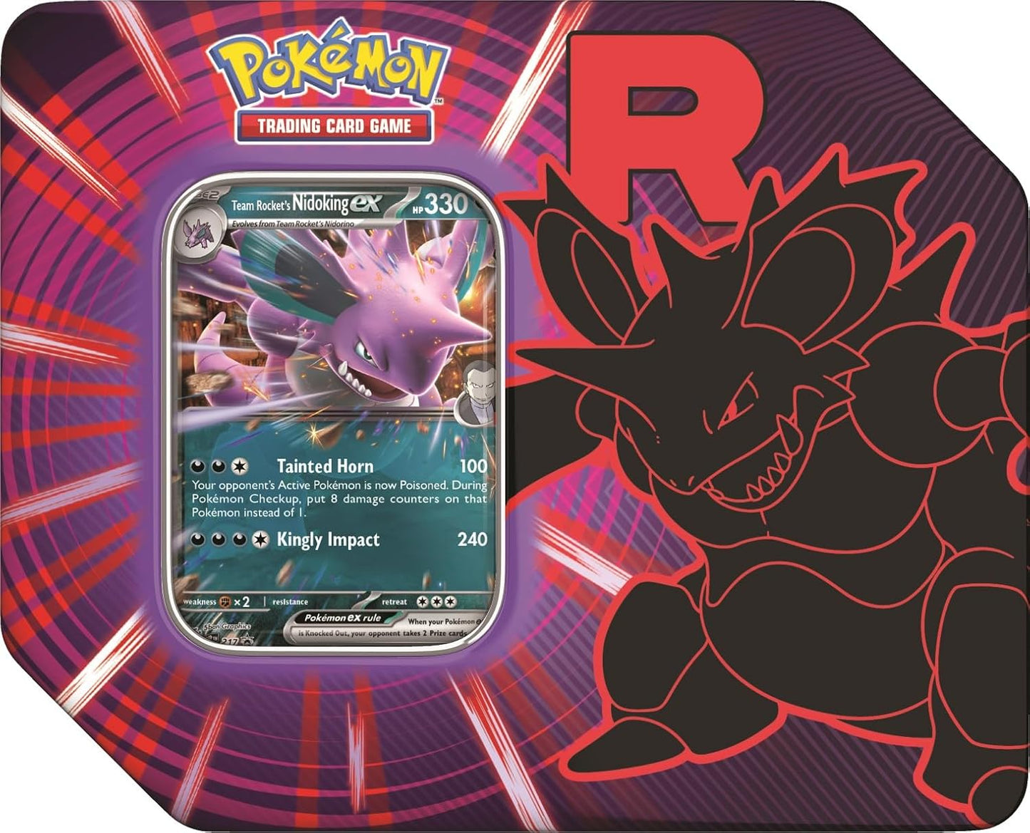 Pokémon TCG: Team Rocket Tin en Inglés