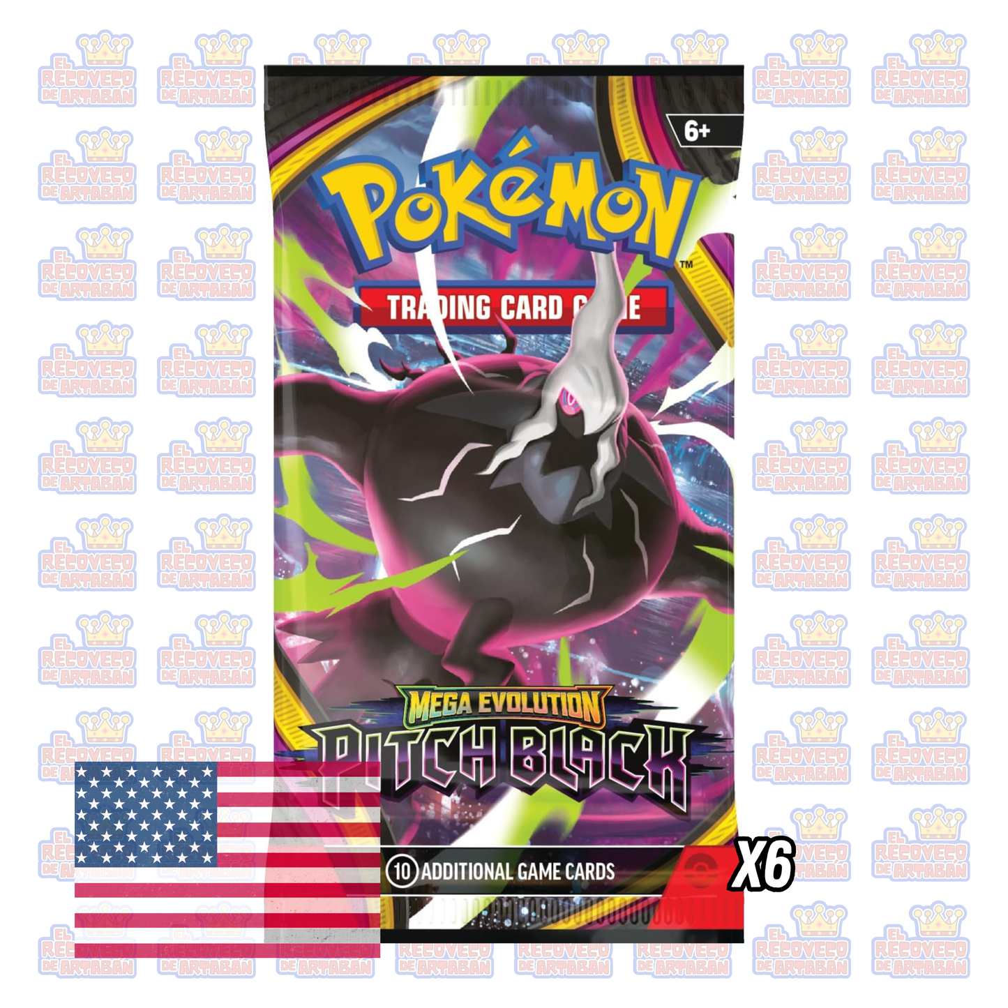 Pokémon TCG: Mega Evolution—Pitch Black Booster Bundle | En inglés