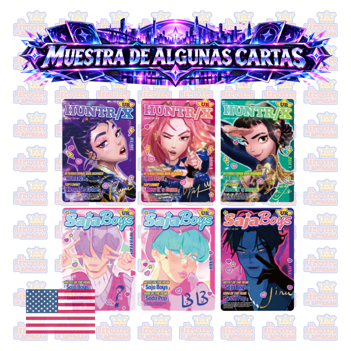 KAYOU × KPop Demon Hunters – Tarjetas Coleccionables Classic Edition | En Inglés