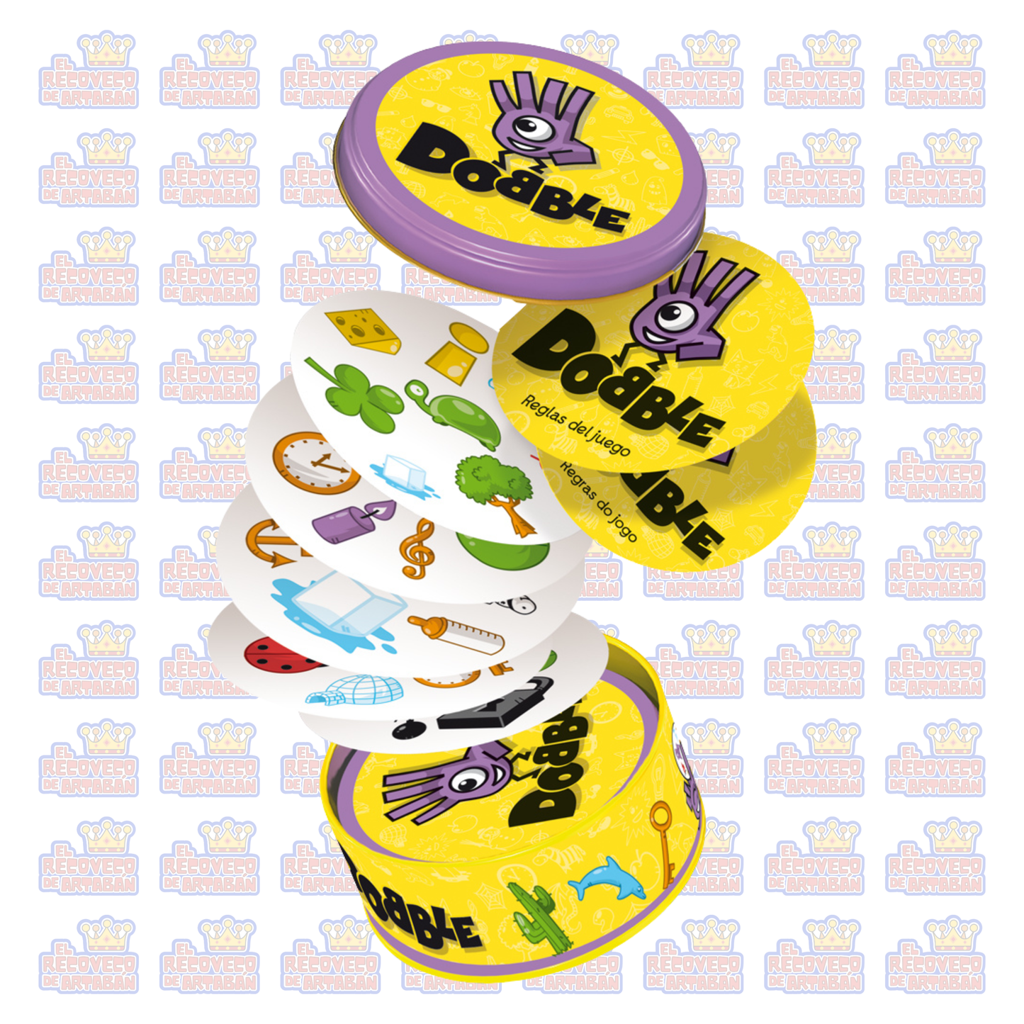 Dobble – Juego de Cartas de Velocidad y Observación (Producto Original)