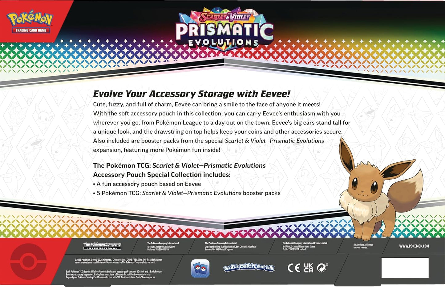 Pokémon TCG: Scarlet & Violet —Prismatic Evolutions Accessory Pouch