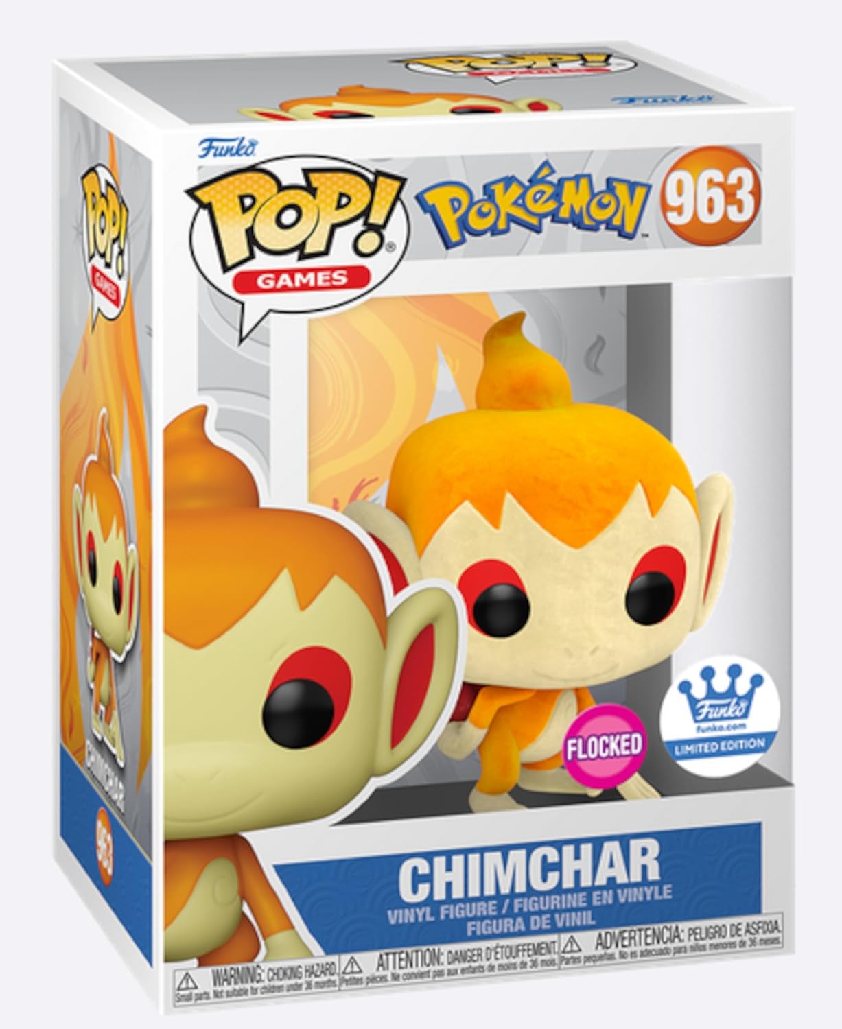 Funko Pop! Games: Funko Pokémon - Chimchar Flocked