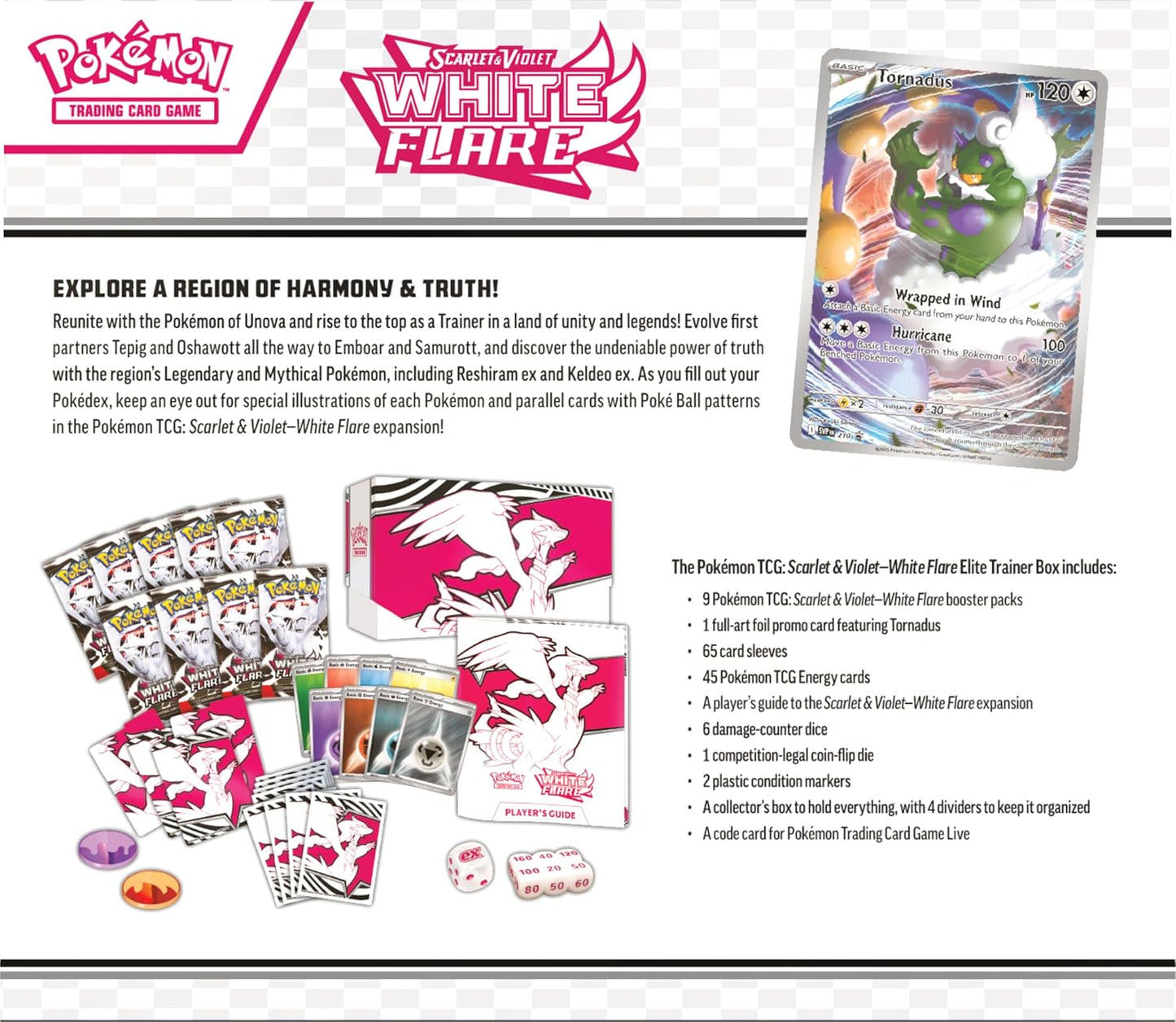 Pokémon TCG: Caja entrenadores de elite White Flare en inglés