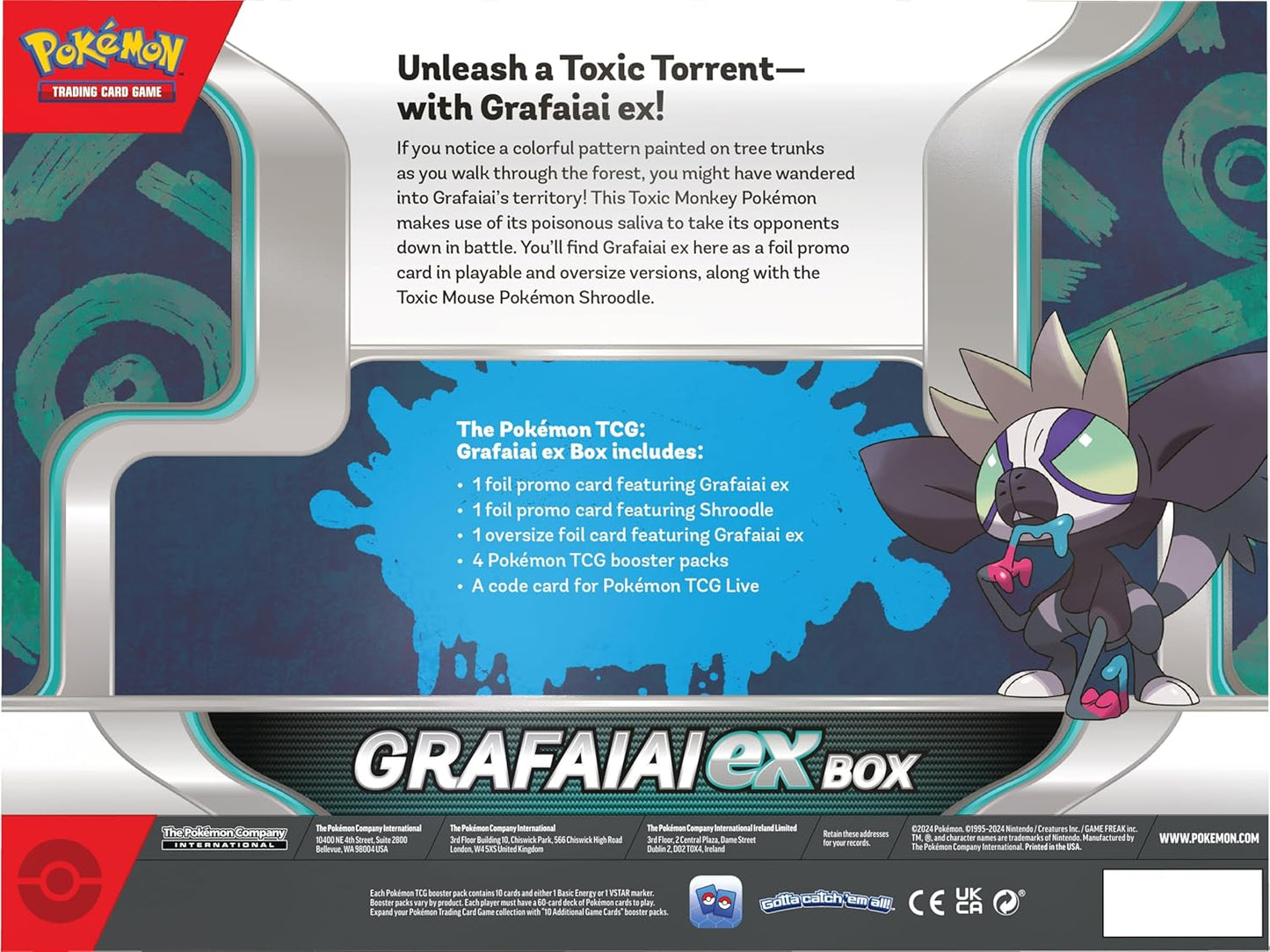Pokémon TCG: Grafaiai Ex Box