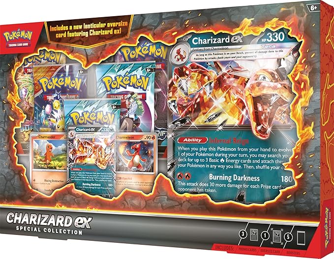 Pokémon TCG: Charizard ex Special Collection en Inglés