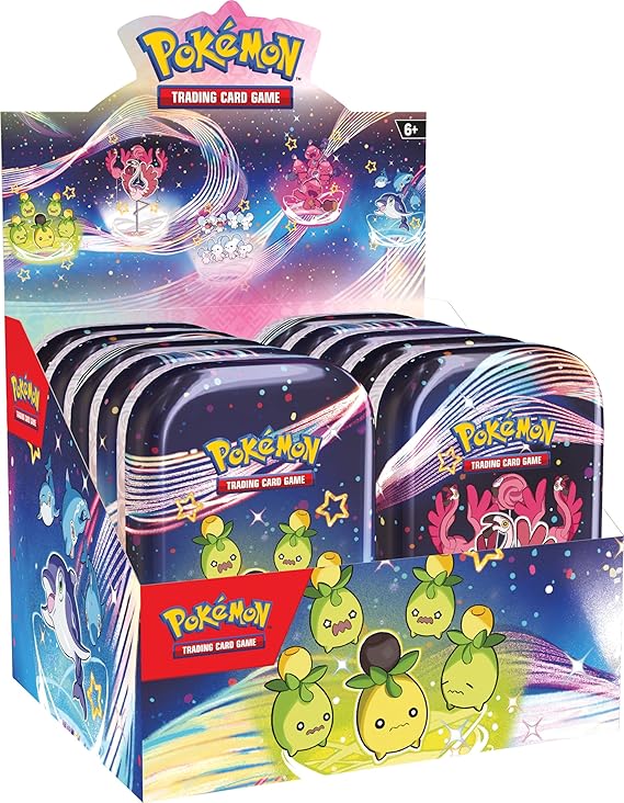 Scarlet & Violet Paldean Fates Mini Tin Pokémon TCG Inglés - 1 Lata aleatoria