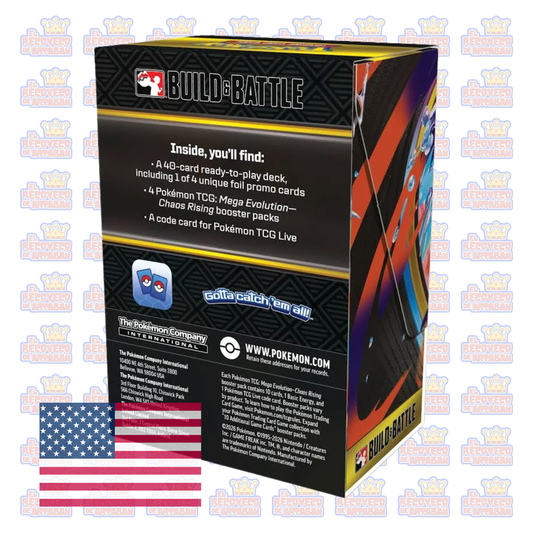Pokémon TCG: Chaos Rising Build & Battle Box (En Inglés)