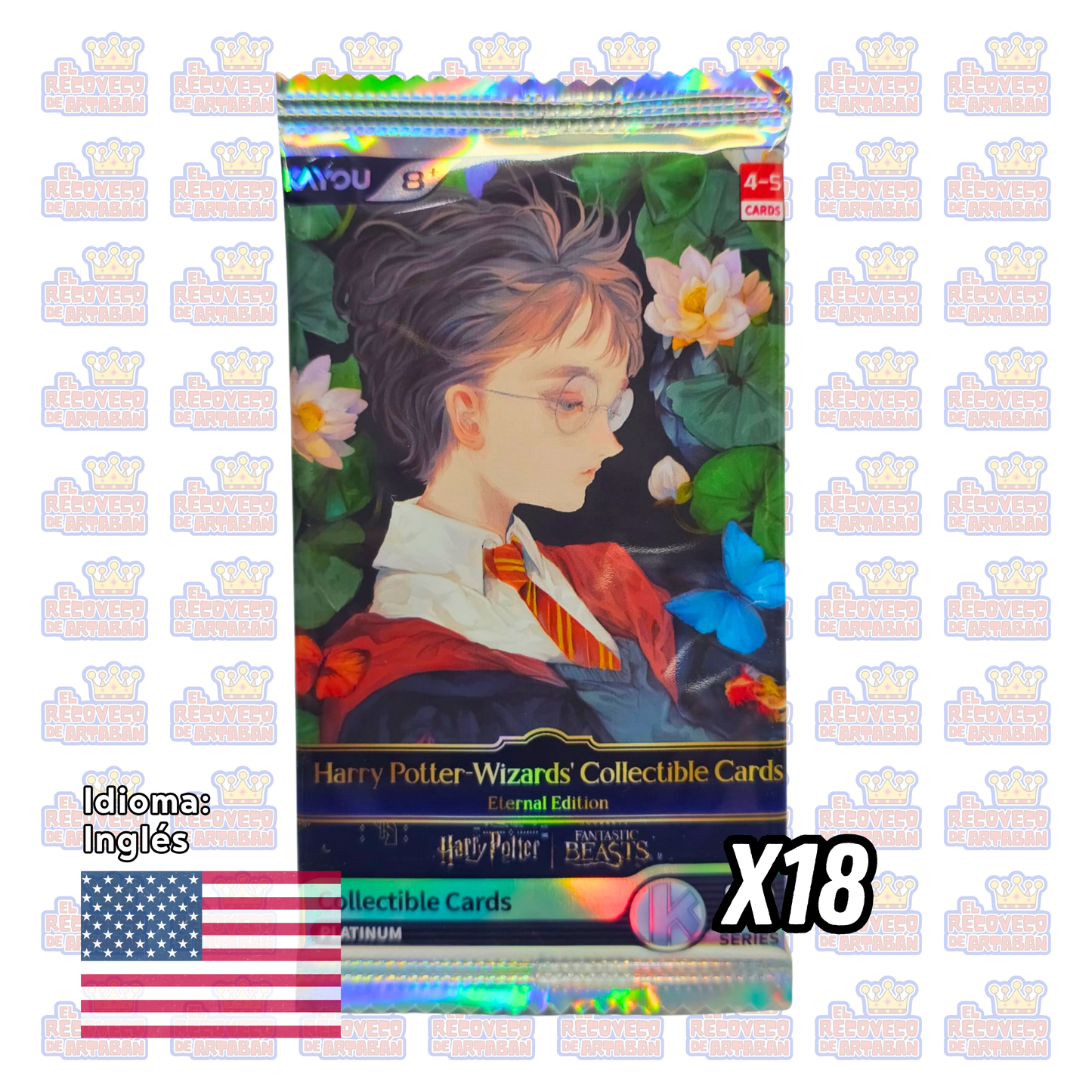 Caja de sobres (18) - KAYOU Wizards' Collectible Card – Eternal Edition Series 4 (En inglés)