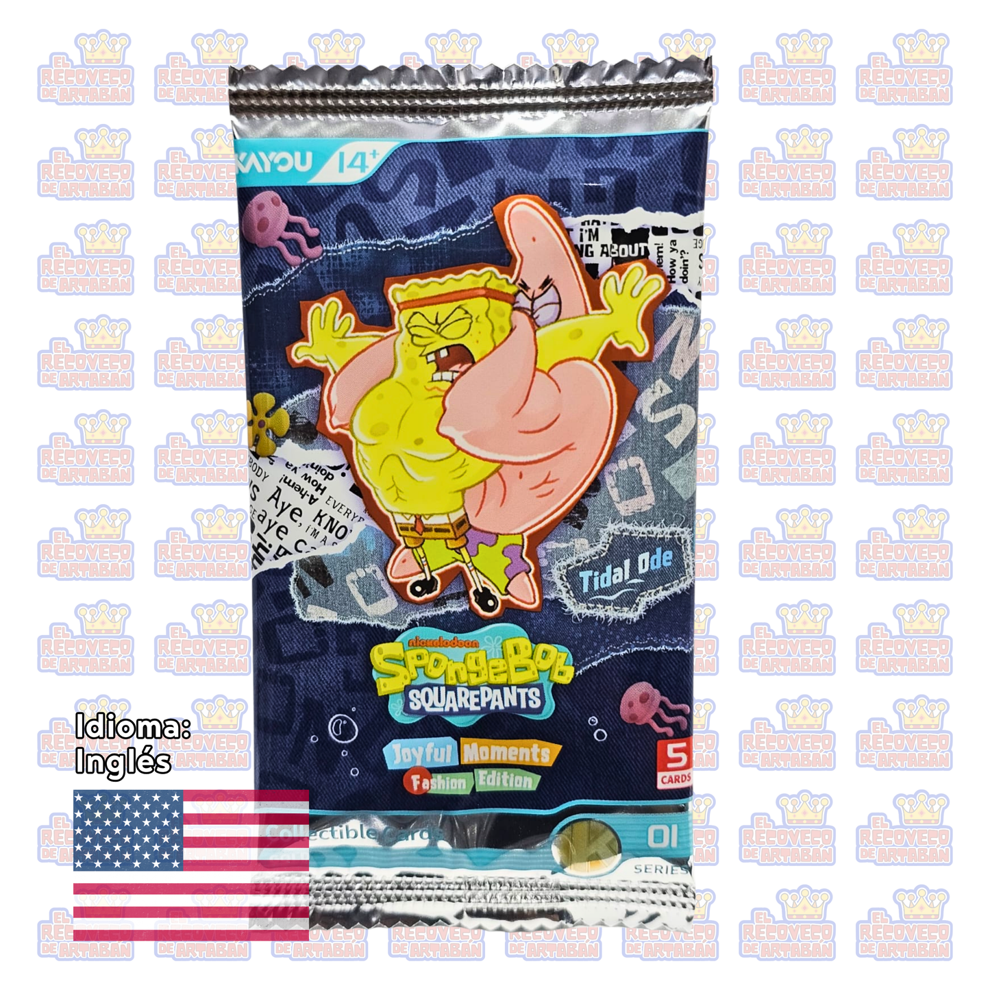 Sobre Individual - KAYOU SpongeBob SquarePants: Joyful Moments Collectible Cards – Fashion Edition Series 1 (En Inglés)