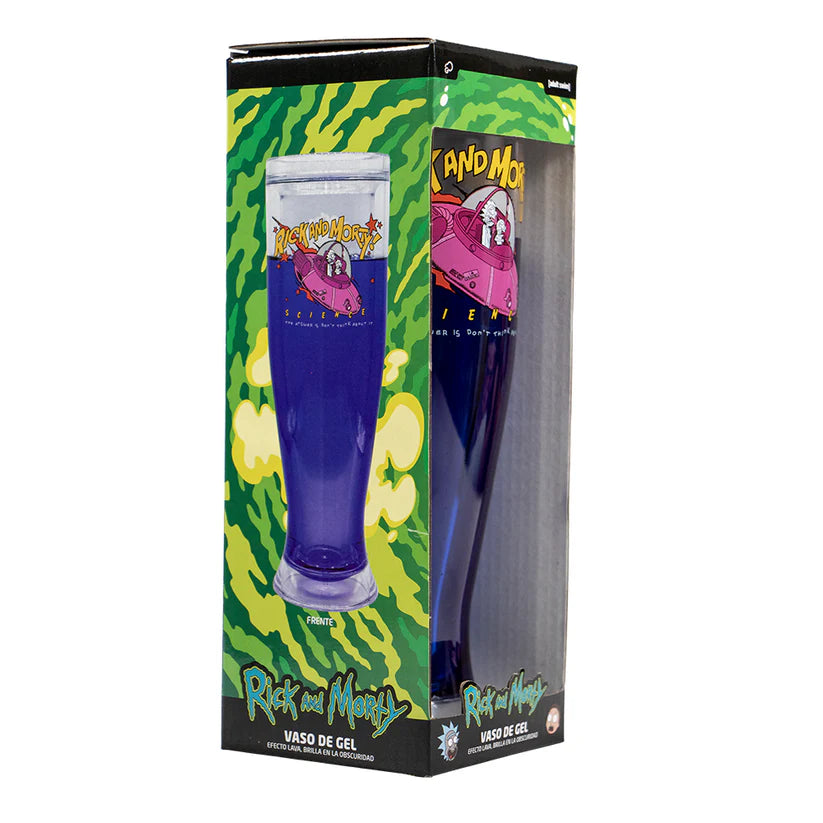 Vaso Mágico Glow In The Dark Rick and Morty In The Dark Space
