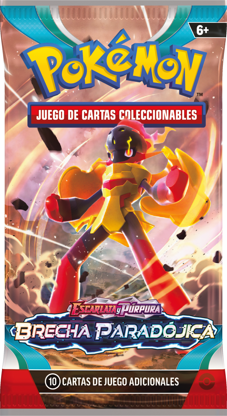 EN ESPAÑOL Pokémon TCG 1 Sleeved Booster Brecha Paradójica (Paradox Rift) en español
