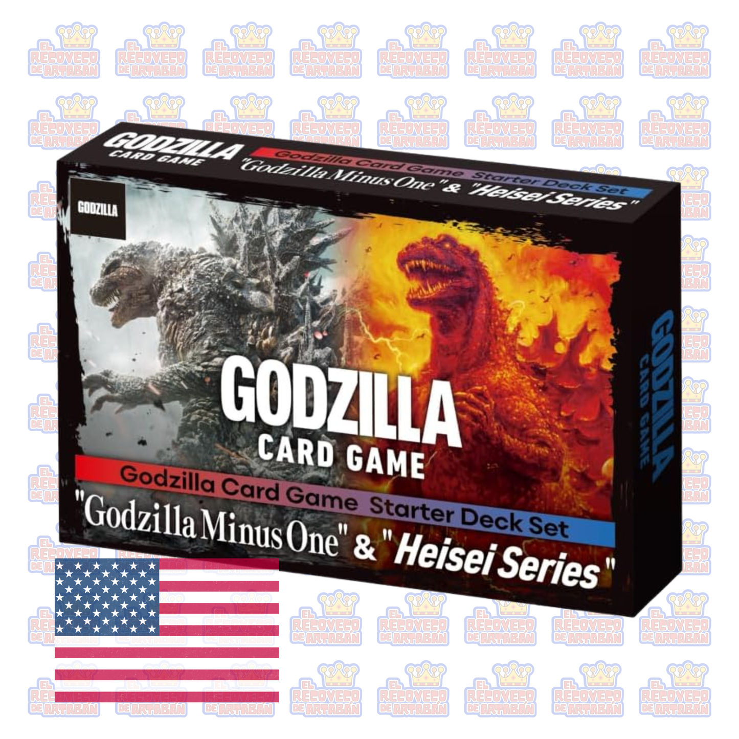 Godzilla Card Game: Starter Deck Set – Godzilla Minus One & Heisei Series (En Inglés)