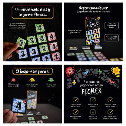 Flores – Juego de Cartas | Juego de mesa en español
