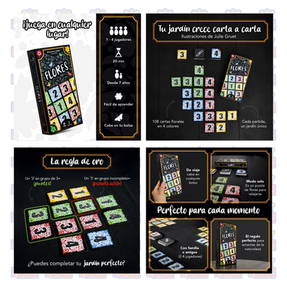 Flores – Juego de Cartas | Juego de mesa en español