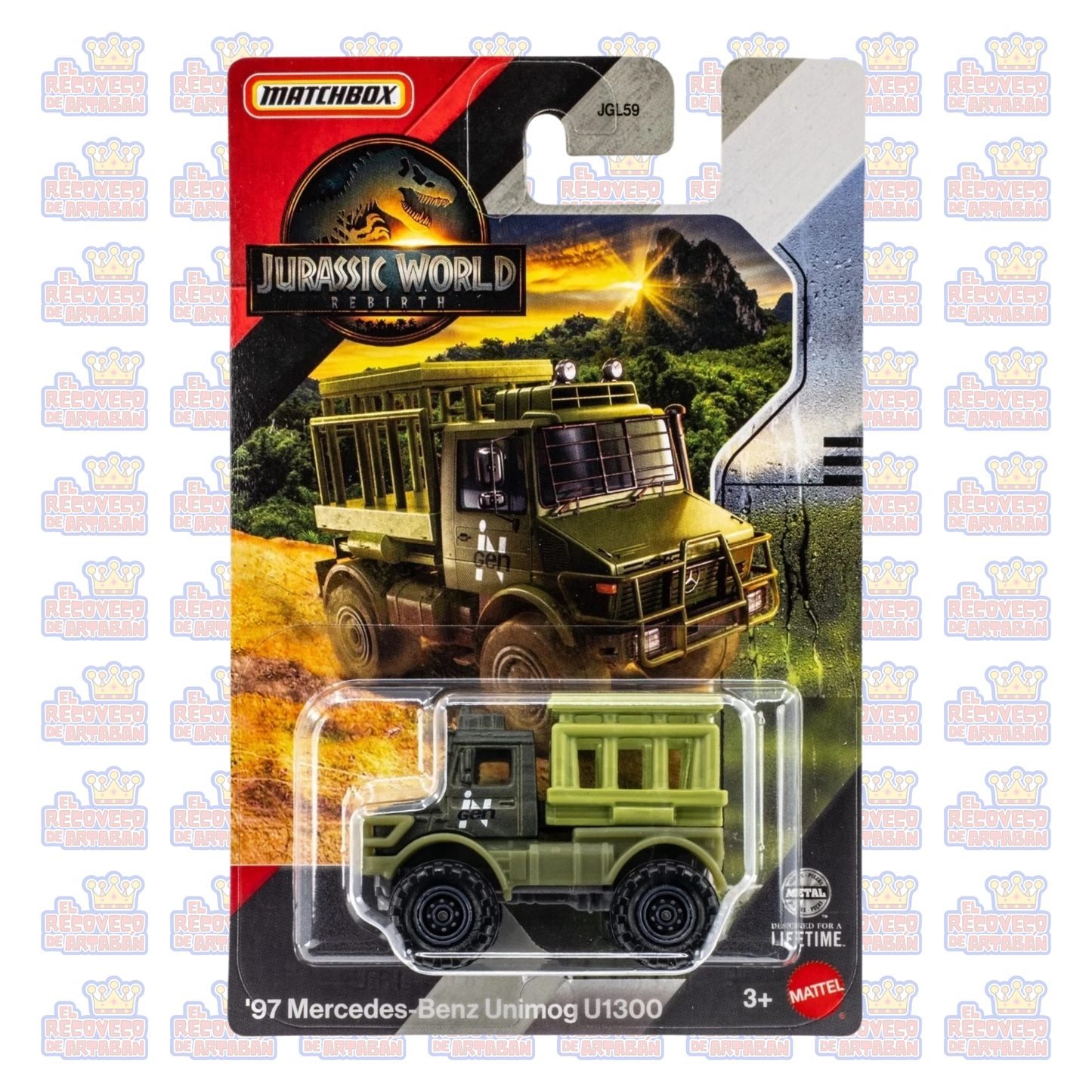 Matchbox Jurassic World Legacy Collection – Vehículo Fundido a Presión (Pieza Individual)