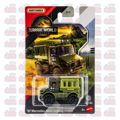 Matchbox Jurassic World Legacy Collection – Vehículo Fundido a Presión (Pieza Individual)