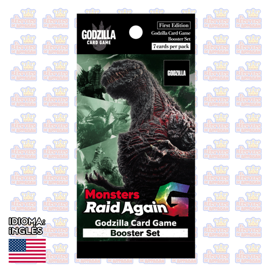 Godzilla Card Game – Booster Set 2: G: Monsters Raid Again (BP02) | 1 Sobre Individual