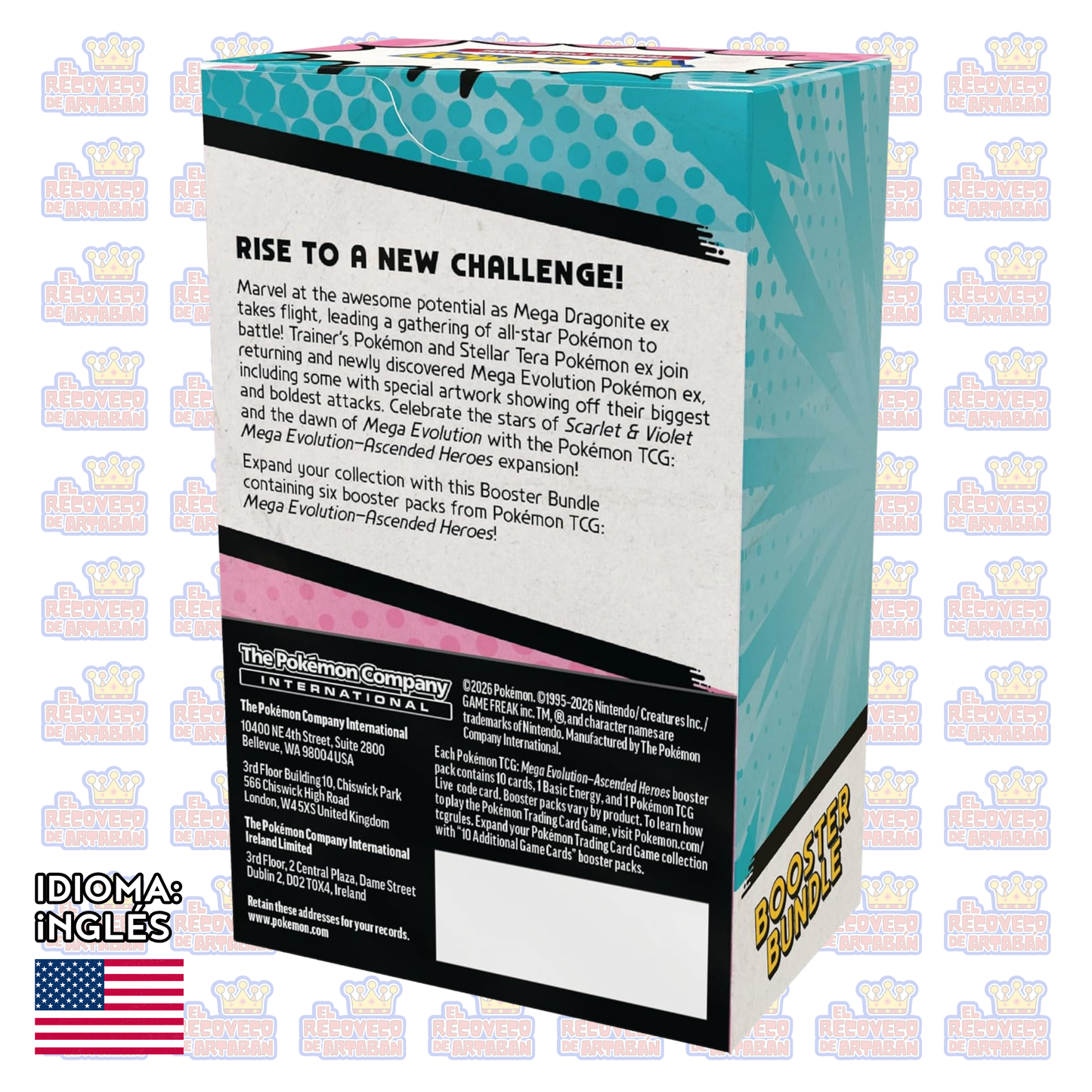 Pokémon TCG - Ascended Heroes Booster Bundle en Inglés (6 Sobres)