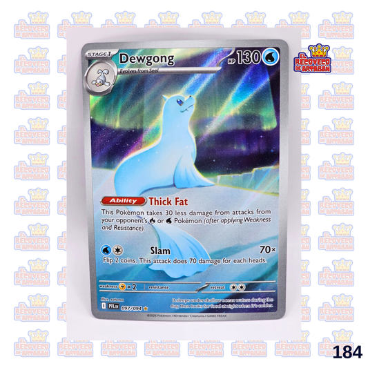Dewgong Phantasmal Flames Illustration Rare 097/094