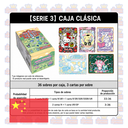 Caja de sobres (36) - KAYOU Sanrio Family Dreamy Cards – Classic Wave 3
