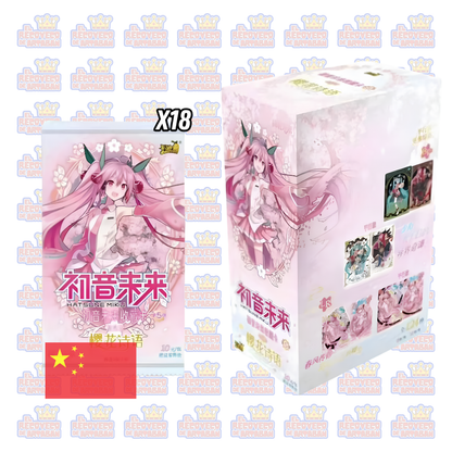 Caja de sobres (18) - KAYOU Hatsune Miku – First Sight Pack: Sakura Poetry