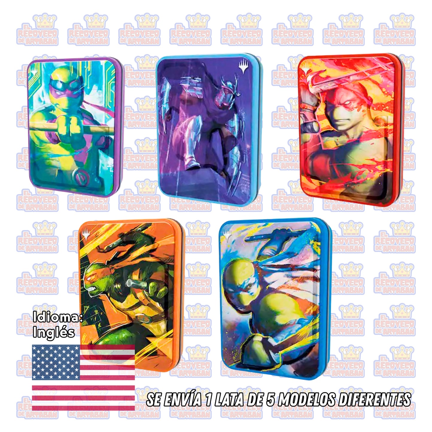 Collector Tin - Magic: The Gathering x Teenage Mutant Ninja Turtles (En Inglés)