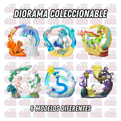 Re-Ment Pokémon Circular Diorama Collection 2: Momentos Brillantes | Figura coleccionable