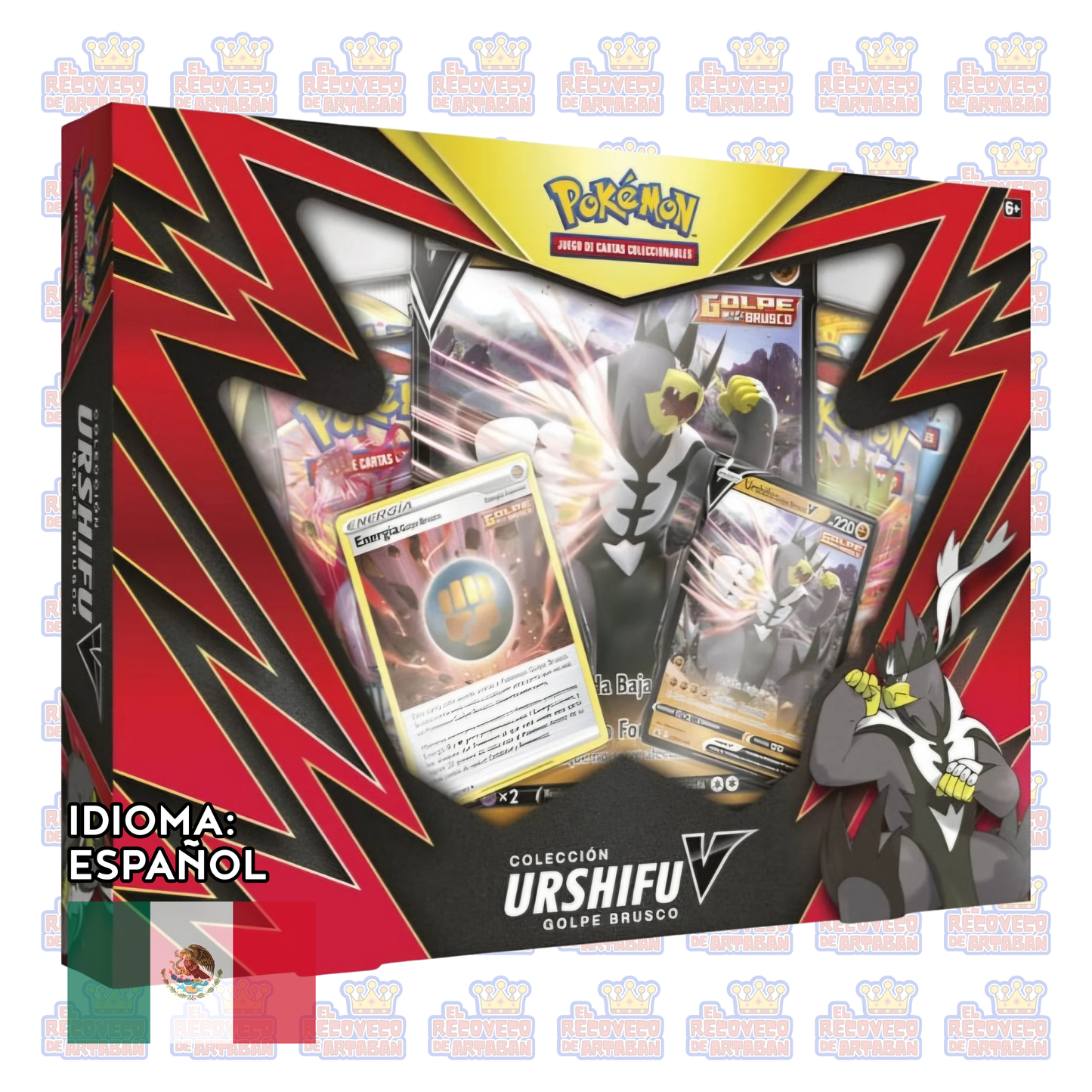 En español - Pokémon TCG: Urshifu V Box (Golpe Brusco o Golpe Fluido)