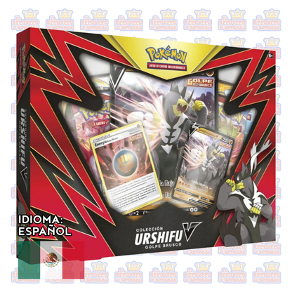 En español - Pokémon TCG: Urshifu V Box (Golpe Brusco o Golpe Fluido)