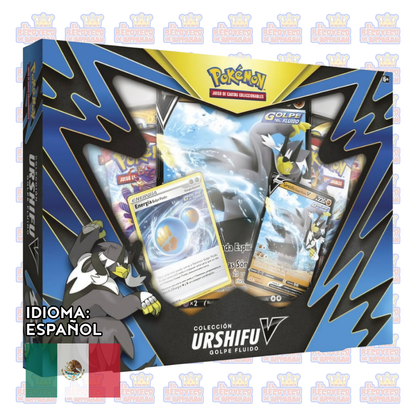 En español - Pokémon TCG: Urshifu V Box (Golpe Brusco o Golpe Fluido)
