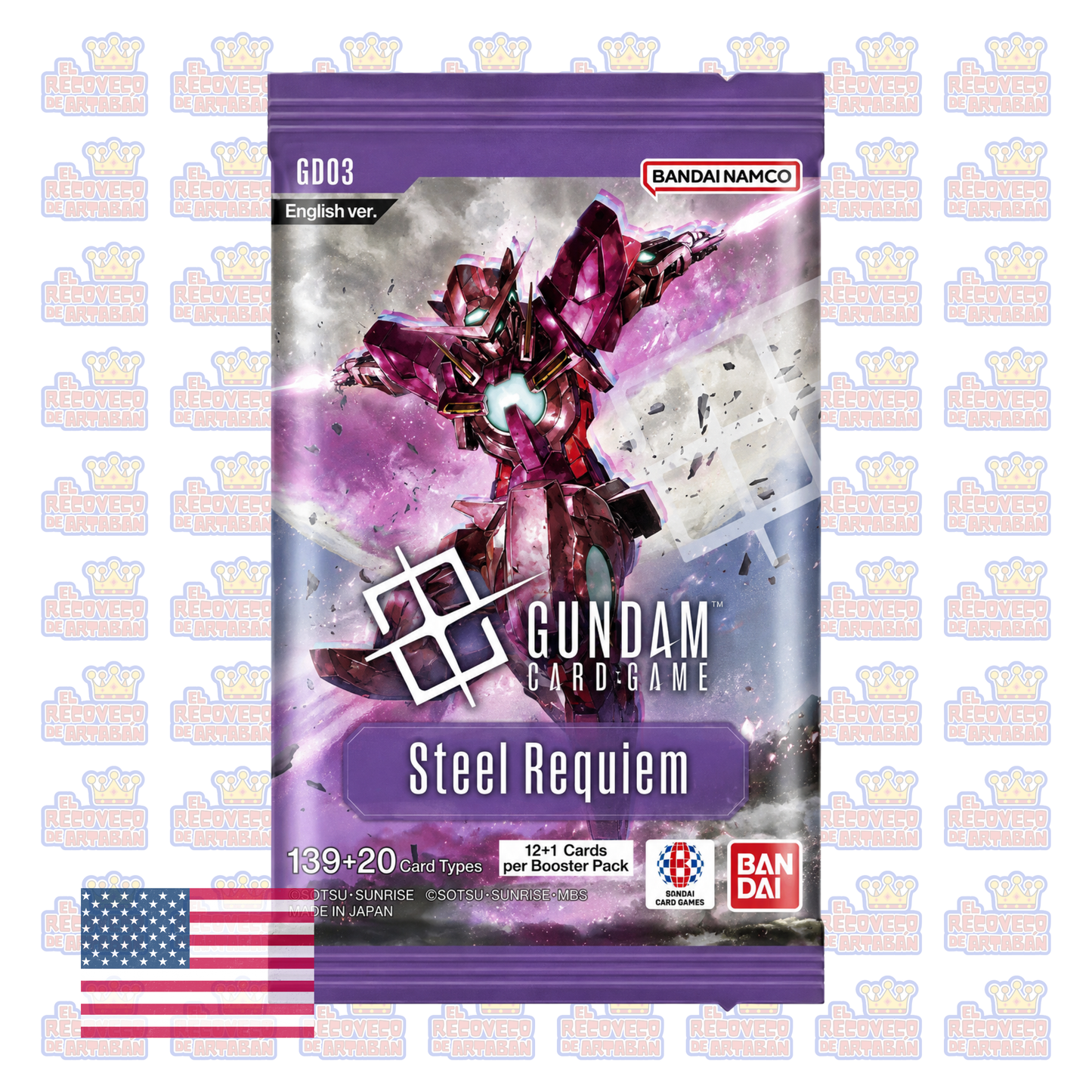 Sobre Individual - Gundam Card Game – Steel Requiem (GD03) | En Inglés